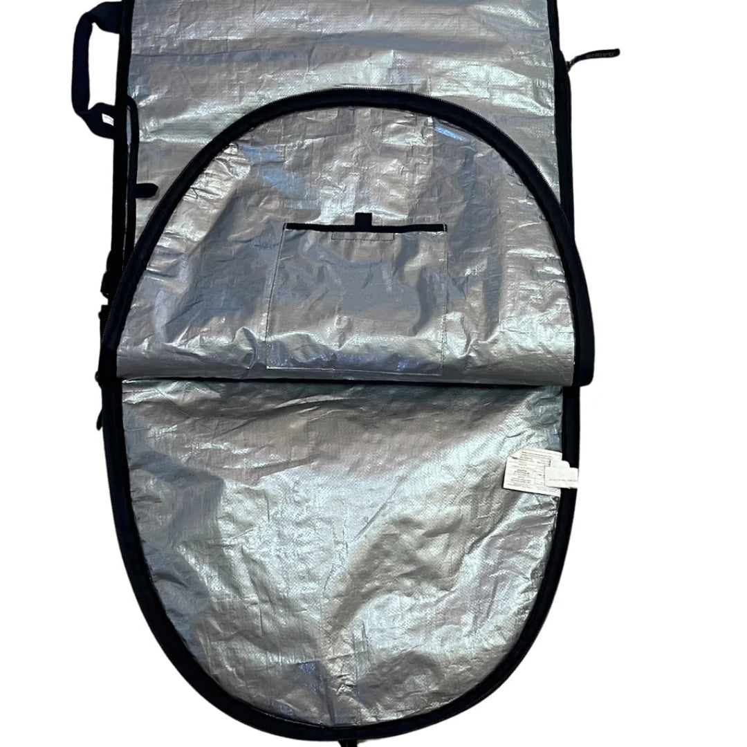 Capa refletiva para prancha de surf e surf trip, com compartimento extra