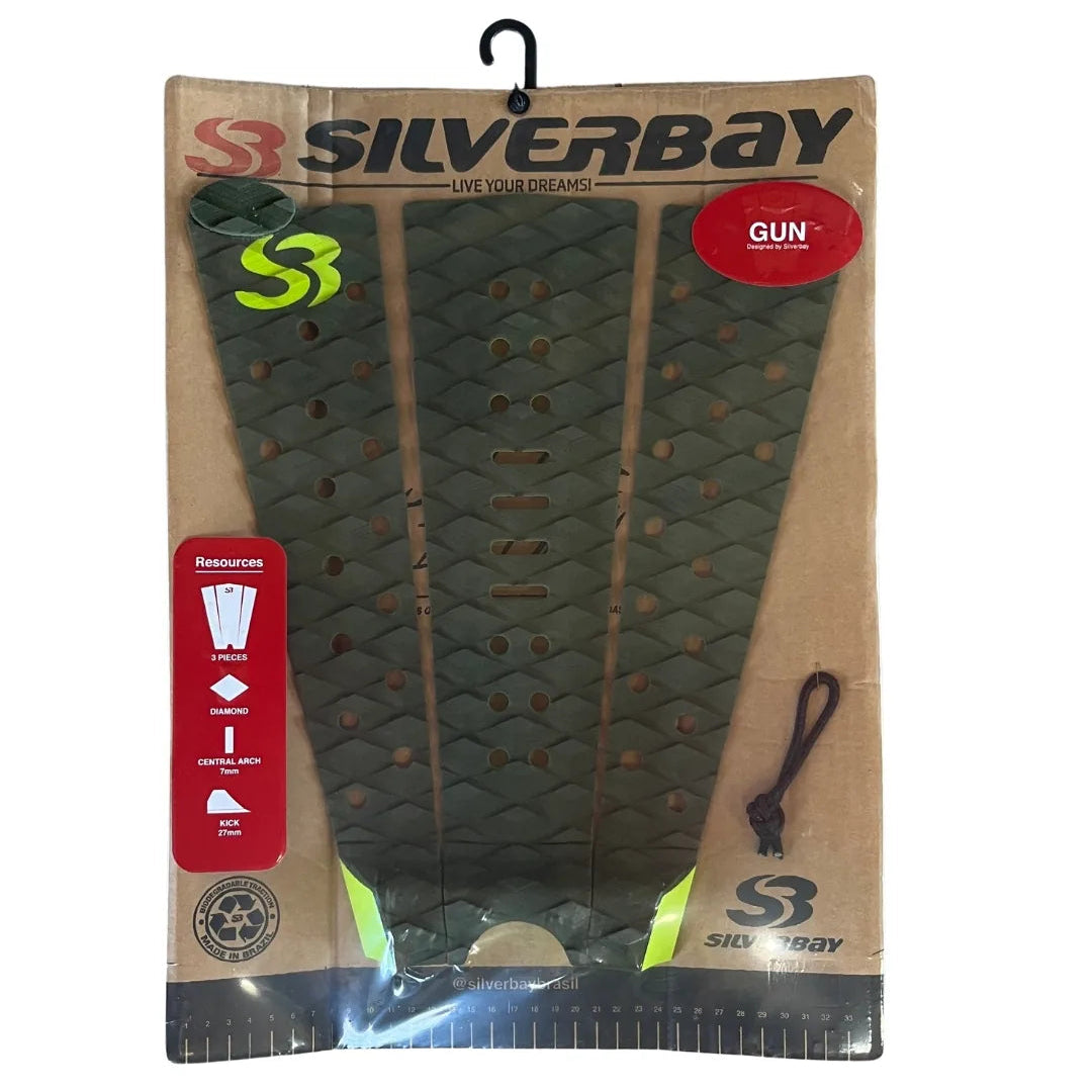 Deck de surf para big wave gun com tração antiderrapante e grip reforçado. Performance para ondas grandes estilo gun