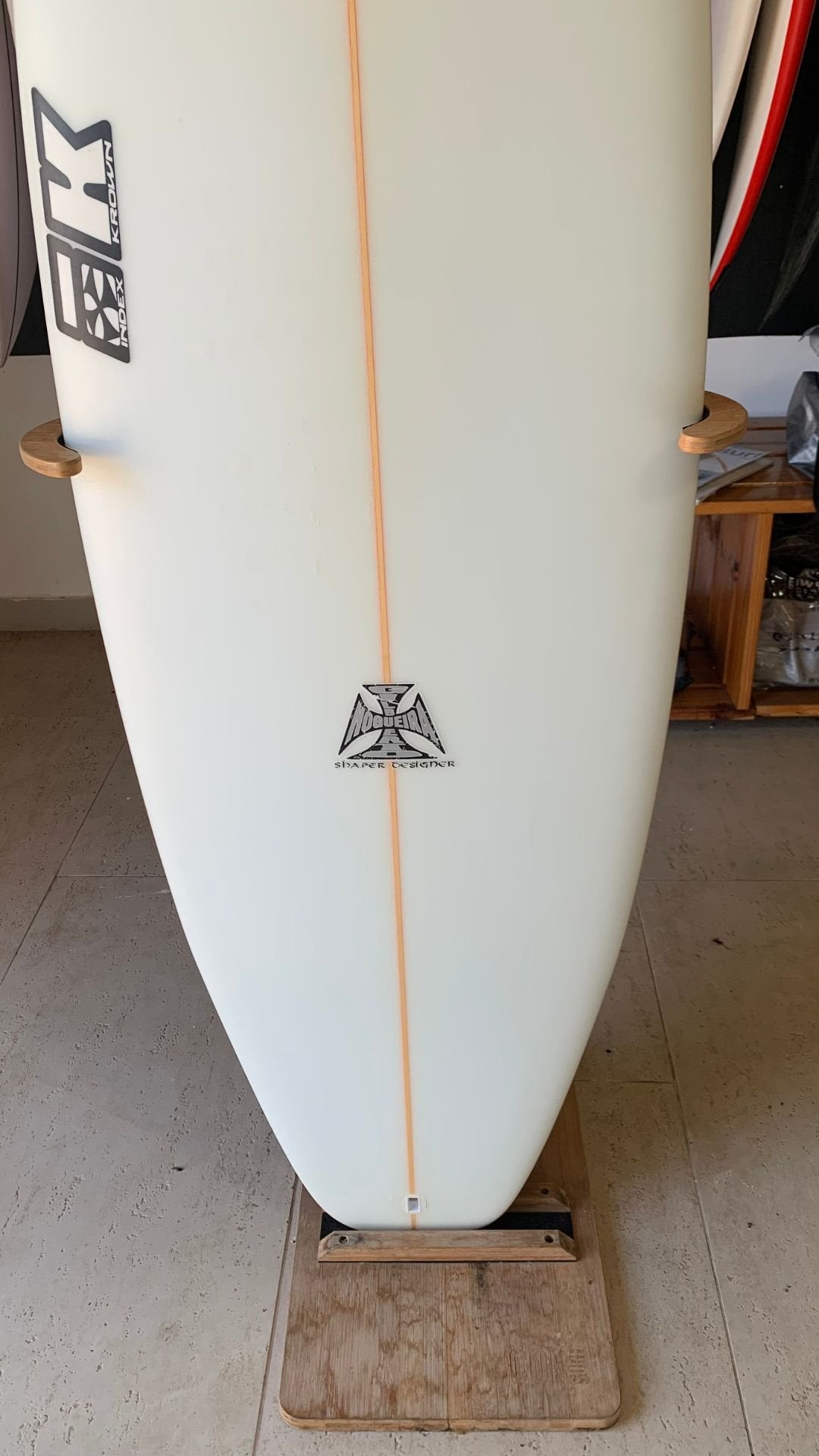 Rabeta da prancha Index Krown The Key 5'9" 29,8L — shortboard de alta performance