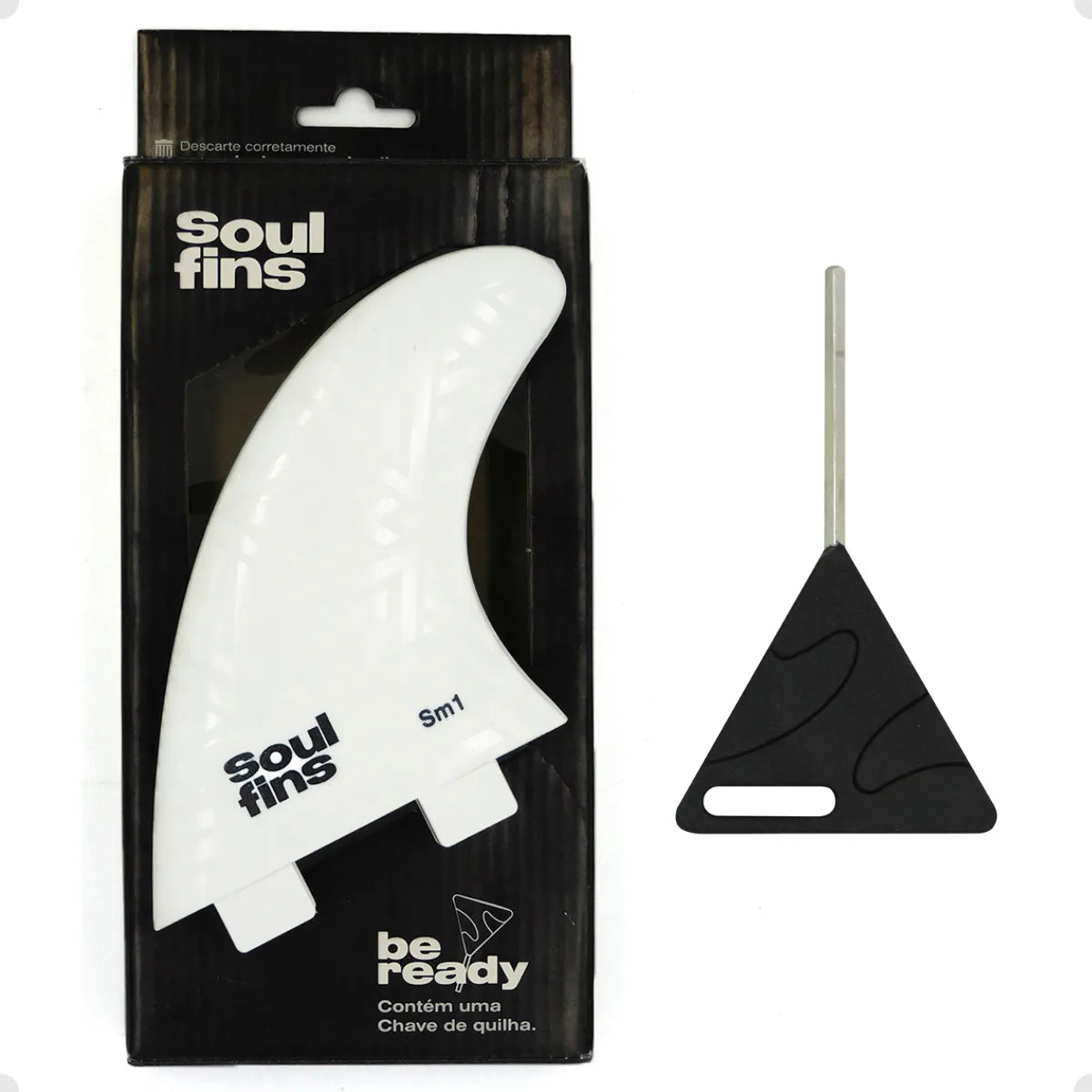 Triquilha Soul Fins Sm1 Média + chave de quilha
