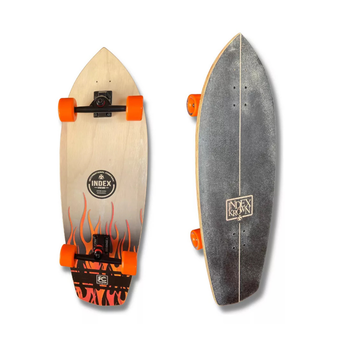 Skate Simulador Do Surf Shape Flat Classic Index Krown