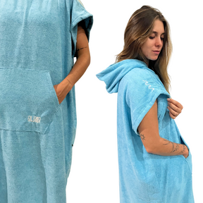 poncho azul piscina edição limitada 