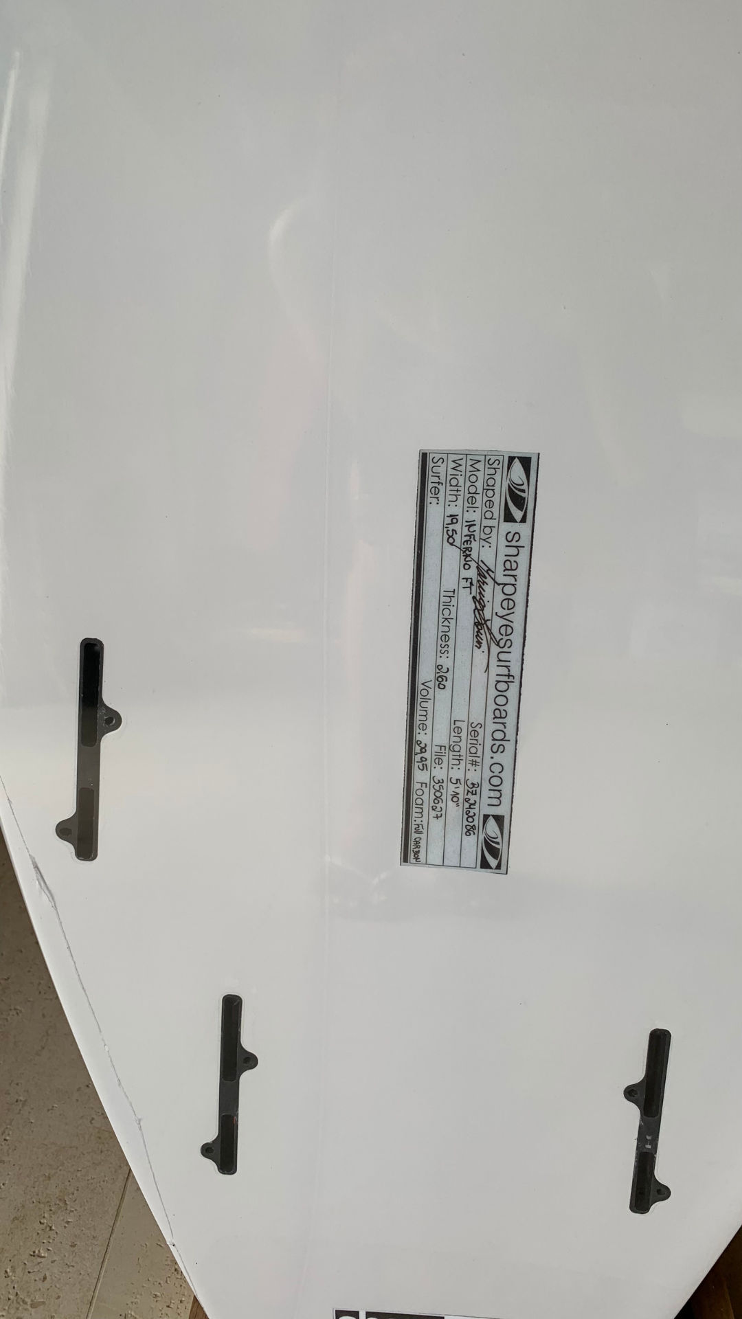 SharpEye Inferno FT Full Carbon | Shortboard High‑Performance 5'10" 29,95L
