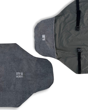 capa de banco cinza alaia surf shop proteção contra umidade e sujeira
