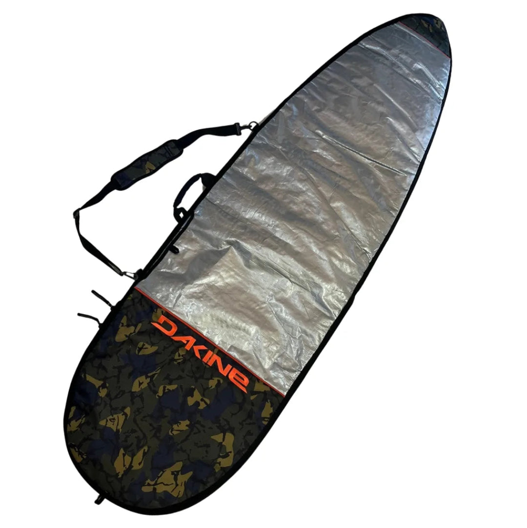Capa de surf Dakine thruster camuflada para proteção de shortboard prancha de surf com alça de transporte