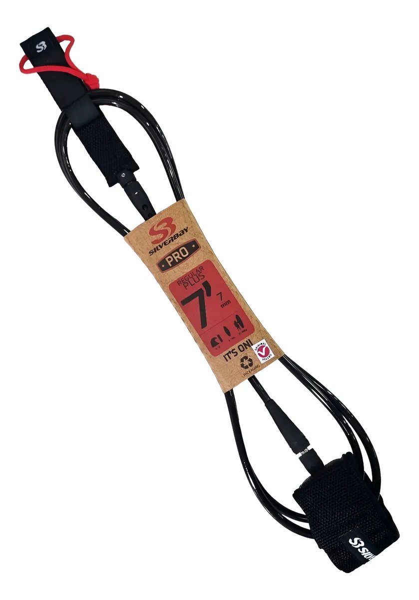Cordinha de surf leash silverbay 7 pés alaia surfshop melhores acessórios para surf