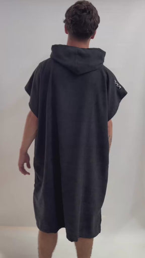 Roupão Poncho Preto
