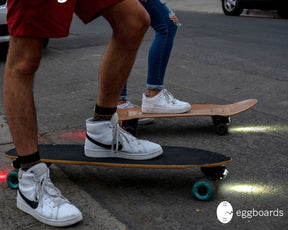 Luzes de LED para Skate Eggboards – Conjunto Frontal e Traseiro