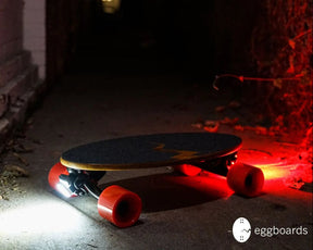 Luzes de LED para Skate Eggboards – Conjunto Frontal e Traseiro