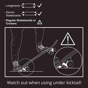 Luzes de LED para Skate Eggboards – Conjunto Frontal e Traseiro