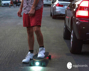 Luzes de LED para Skate Eggboards – Conjunto Frontal e Traseiro